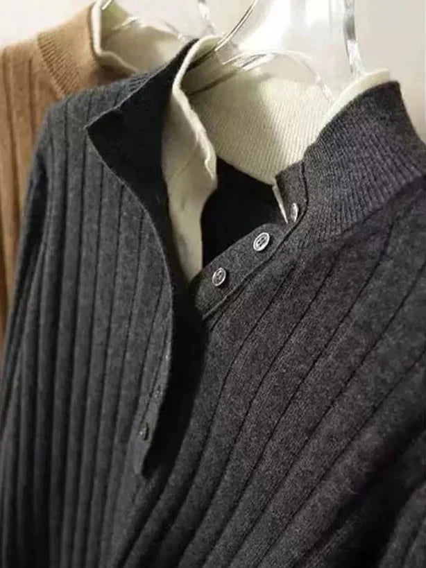| Ribbed Wool Polo