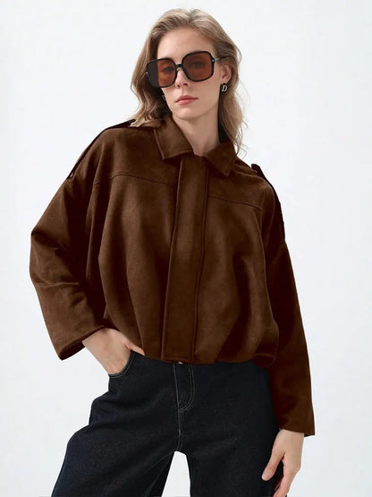 | Women's Suede Bomber