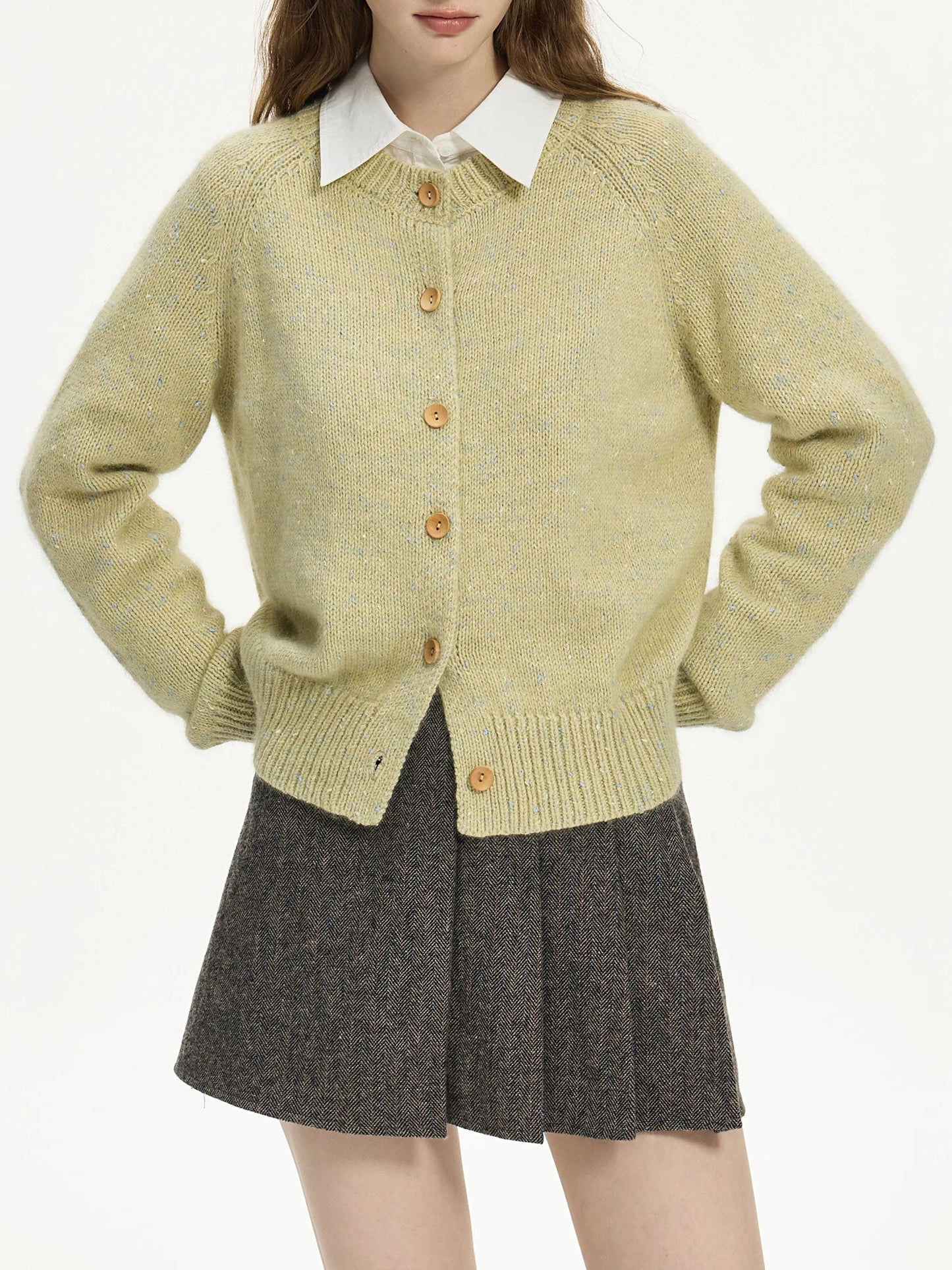 Loose Fit Winter Office Style Cardigan