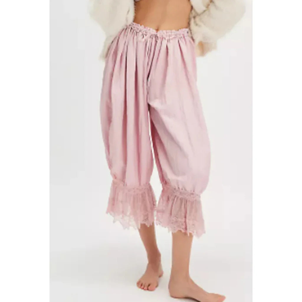 Lace Patchwork Lantern Pant