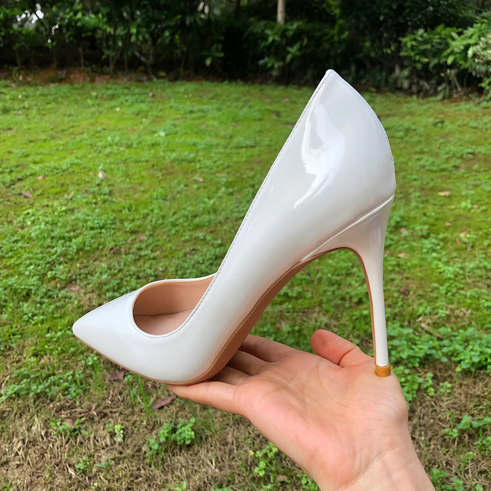 Black Yellow Red Extreme 12cm Thin High Heels