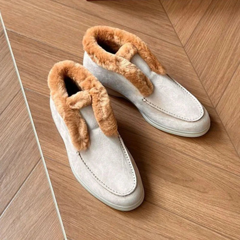 | Shearling Loafer Boots