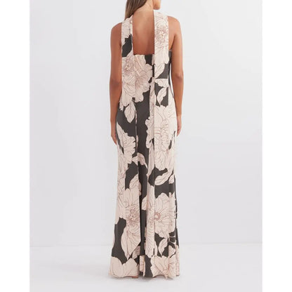 Strapless Floral Slim Tube Vacation Dress