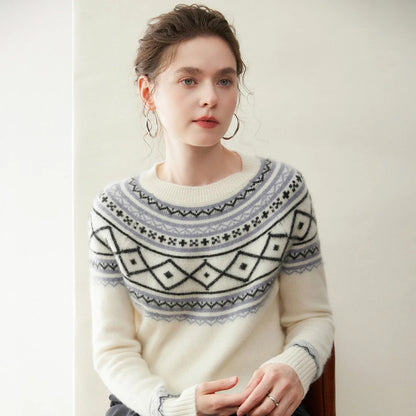 | Alpine Jacquard Cashmere Knit