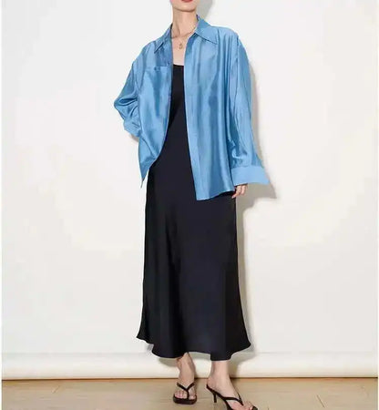 | Silk Poplin Blouse