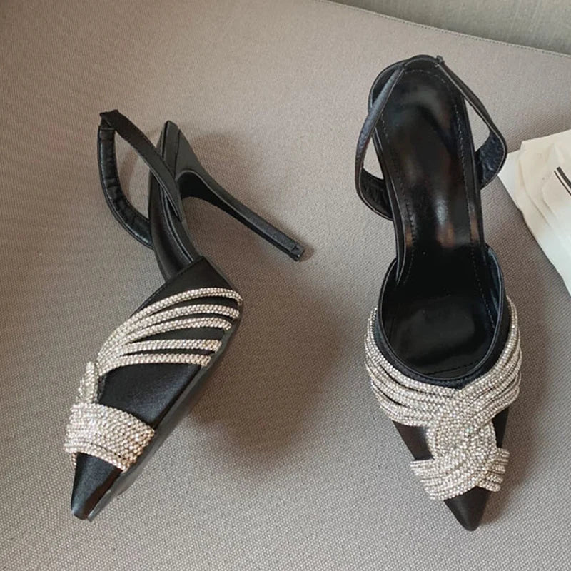 Spring Autumn Thin High Heels Ladies Sandals 11CM