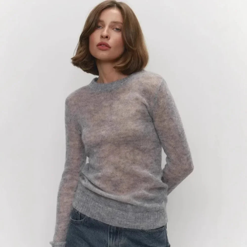 Letter Bodycon Knit Top