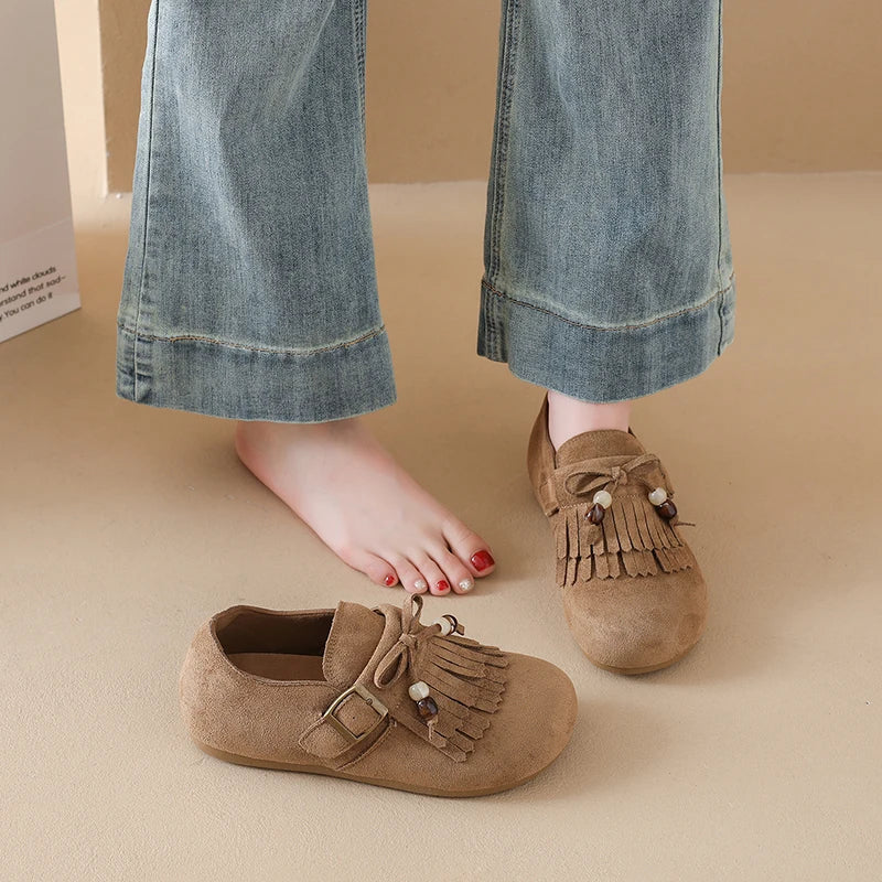 | Fringe Bead Loafers