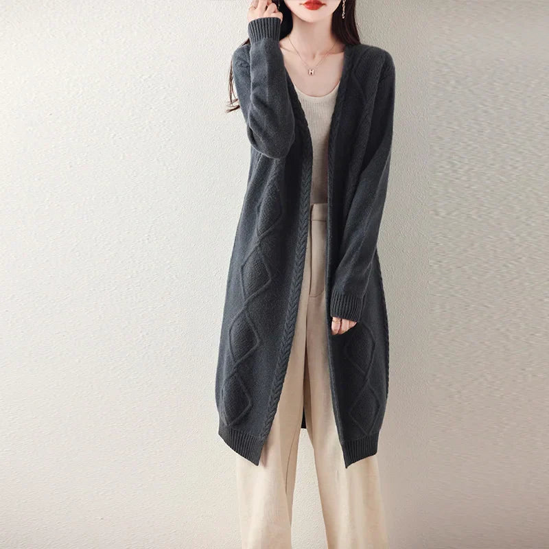 | Cable-Knit Cardigan