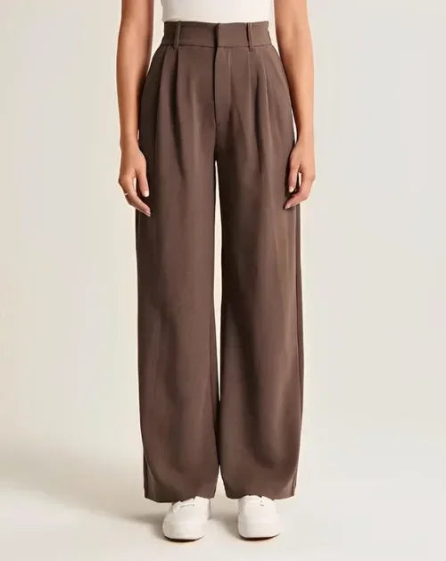 | Tailored Wide-Leg Trousers