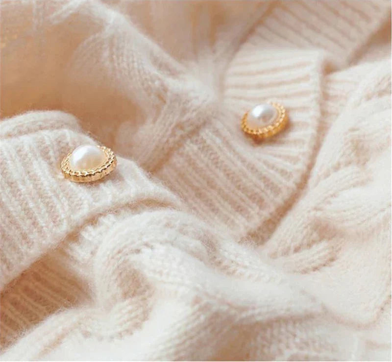 | Pearl Button Cardigan