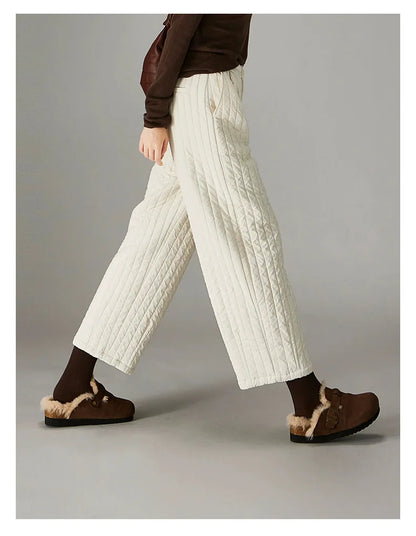 | Cotton Wide-Leg Pants
