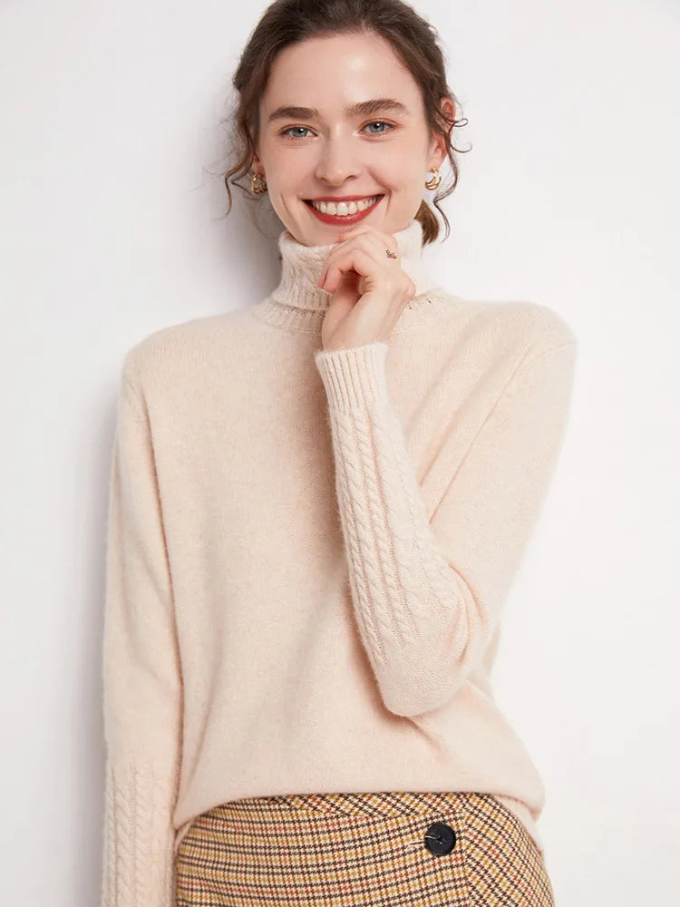 | 100% Merino Turtleneck