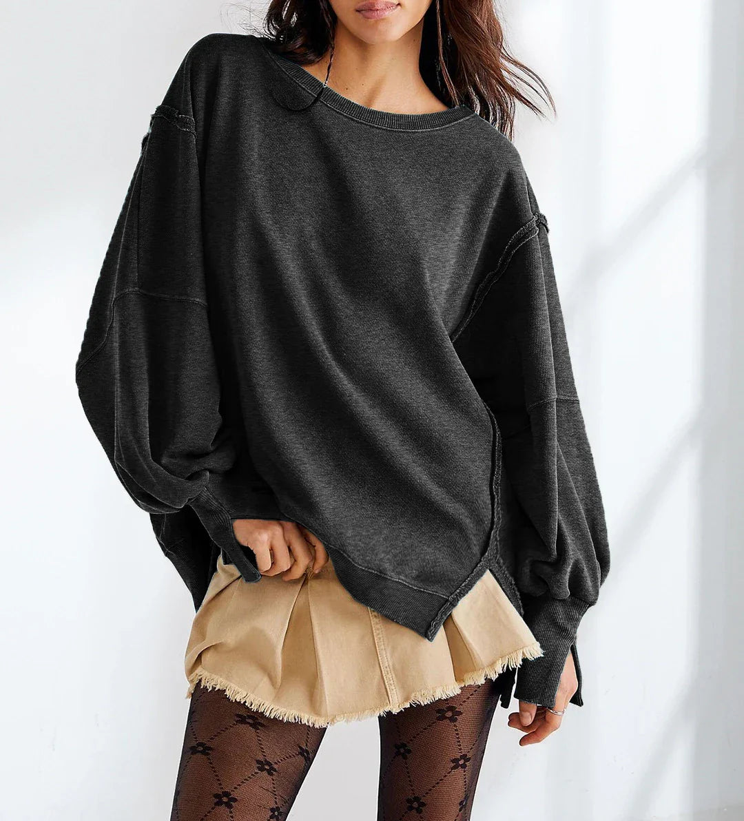 | Oversized Sweater in Maplewood