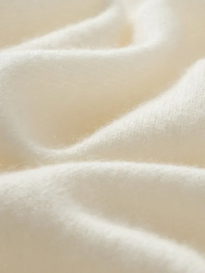 | Cashmere Pullover with Scarf Collar