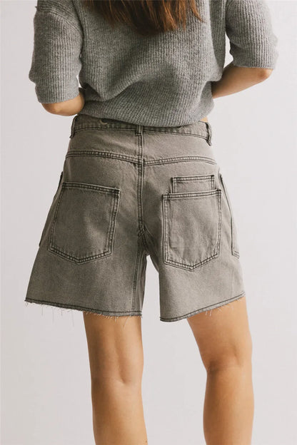 | Cotton Denim Shorts