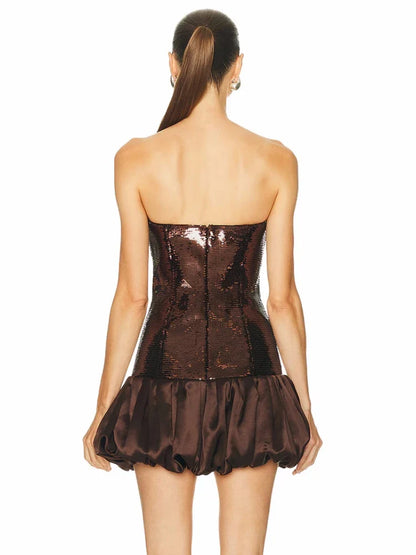 Tatiana Sequined Bubble Dress