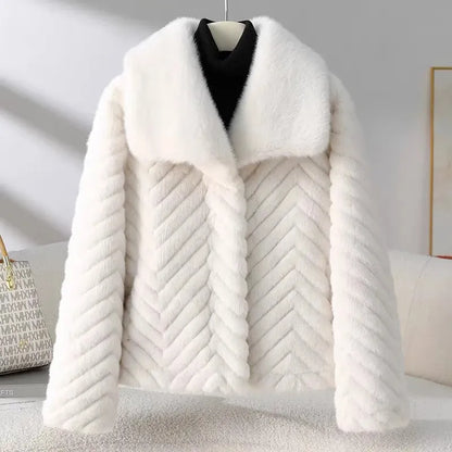 | Faux Mink Jacket