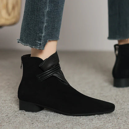 | Italian Crest Suede Boots