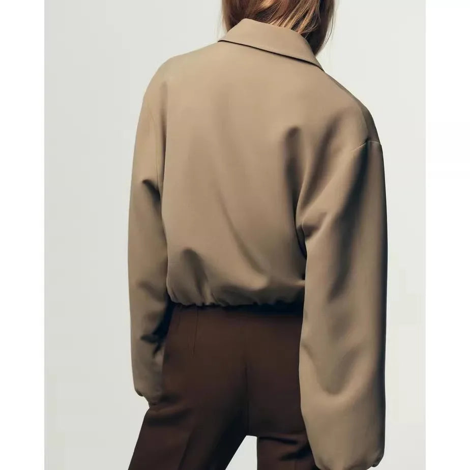 | Zip Puffy Jacket