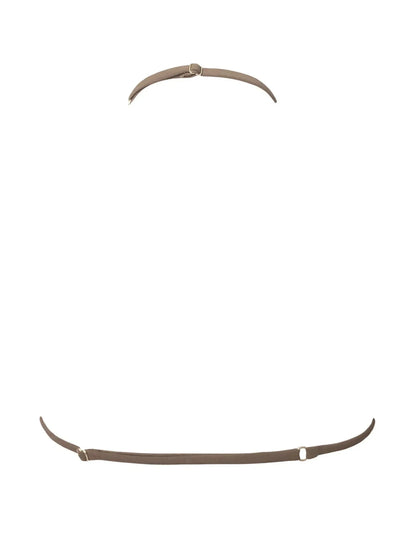 | Gold Hardware Toast Bikini Top