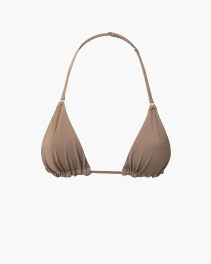 | Gold Hardware Toast Bikini Top