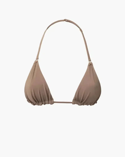 | Gold Hardware Toast Bikini Top