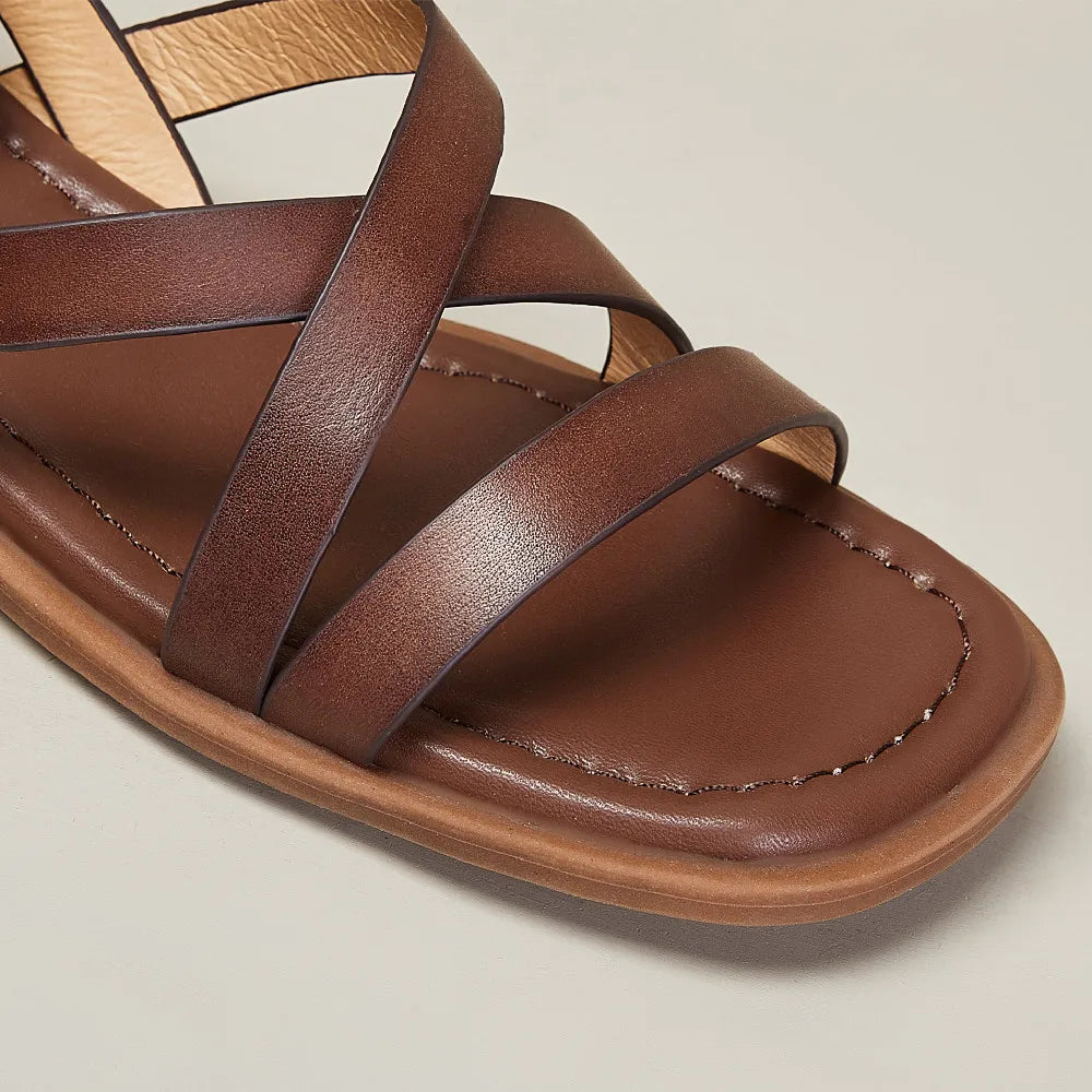 | Crosswalk Orthopedic Leather Sandals