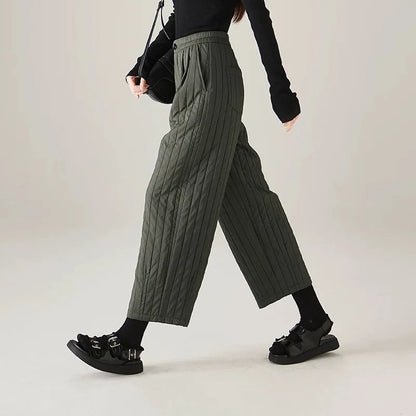 | Cotton Wide-Leg Pants