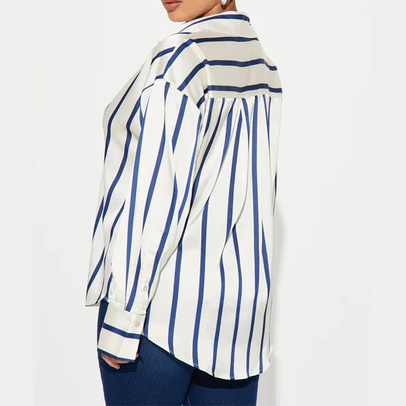 | Satin Stripe Shirt
