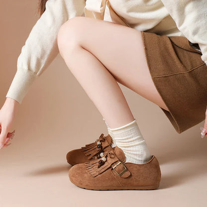 | Fringe Bead Loafers