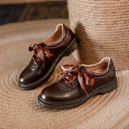 | 100% Leather Oxford Shoes