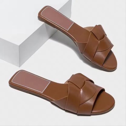 | Flat Buckle Sandals