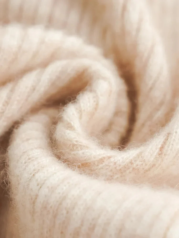 | Wool Knitted Wide Leg Pants