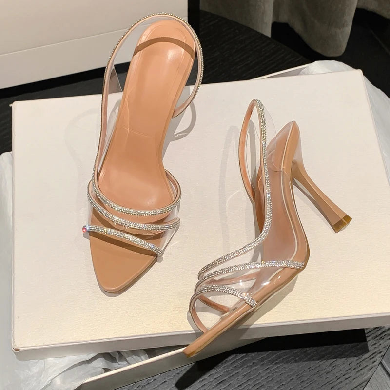 Summer Sexy Slingback High Heel Fashion Sandals for Women