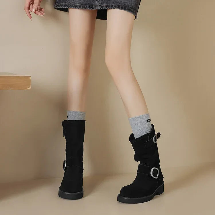 | Fair Isle Buckled Tredders
