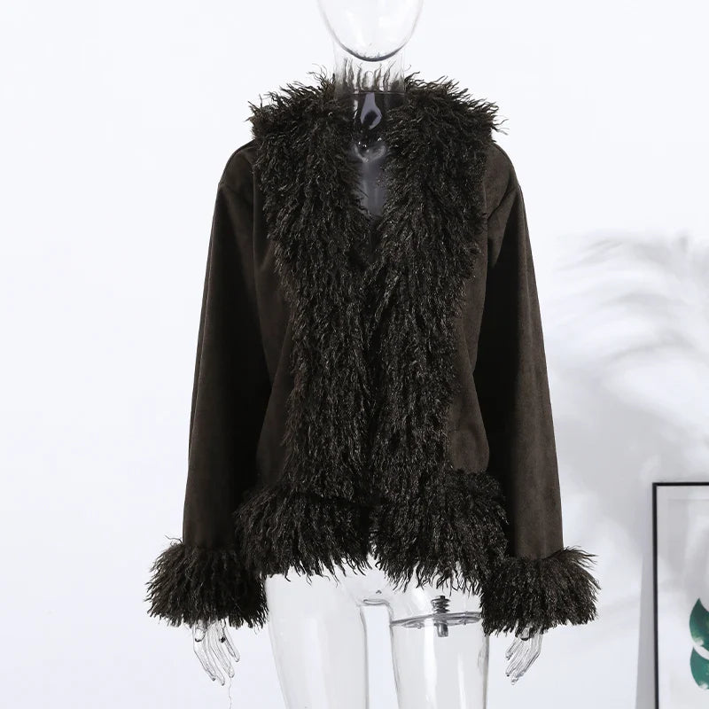 Chocolate Shag Jacket