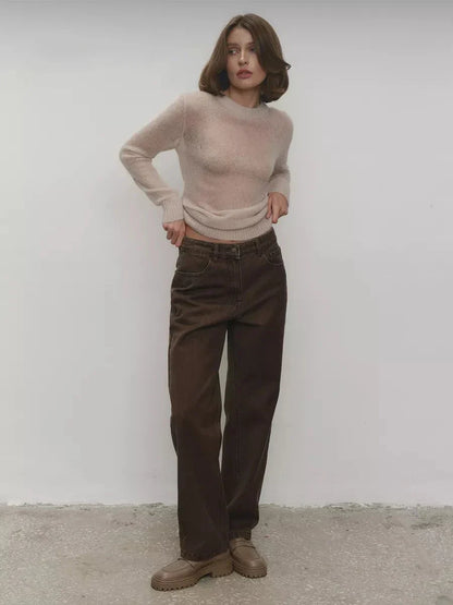 | Mohair Crewneck