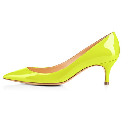 Leopard Pumps Shoes with 2.6 Inch Thin Heels