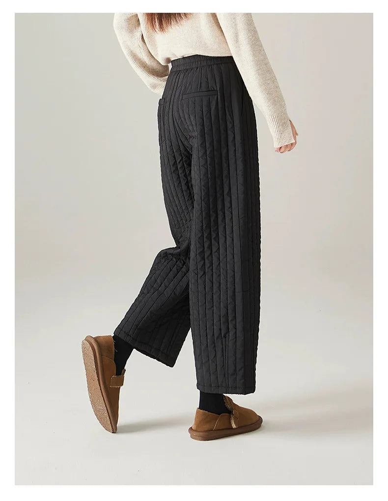 | Cotton Wide-Leg Pants