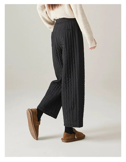 | Cotton Wide-Leg Pants