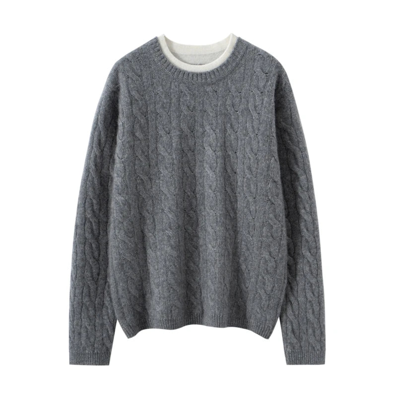 | Cable Cashmere Sweater