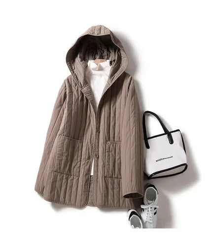 | Quilted Hooded Coat