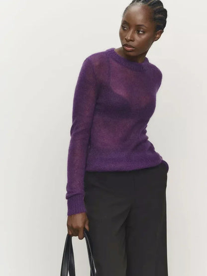 | Mohair Crewneck