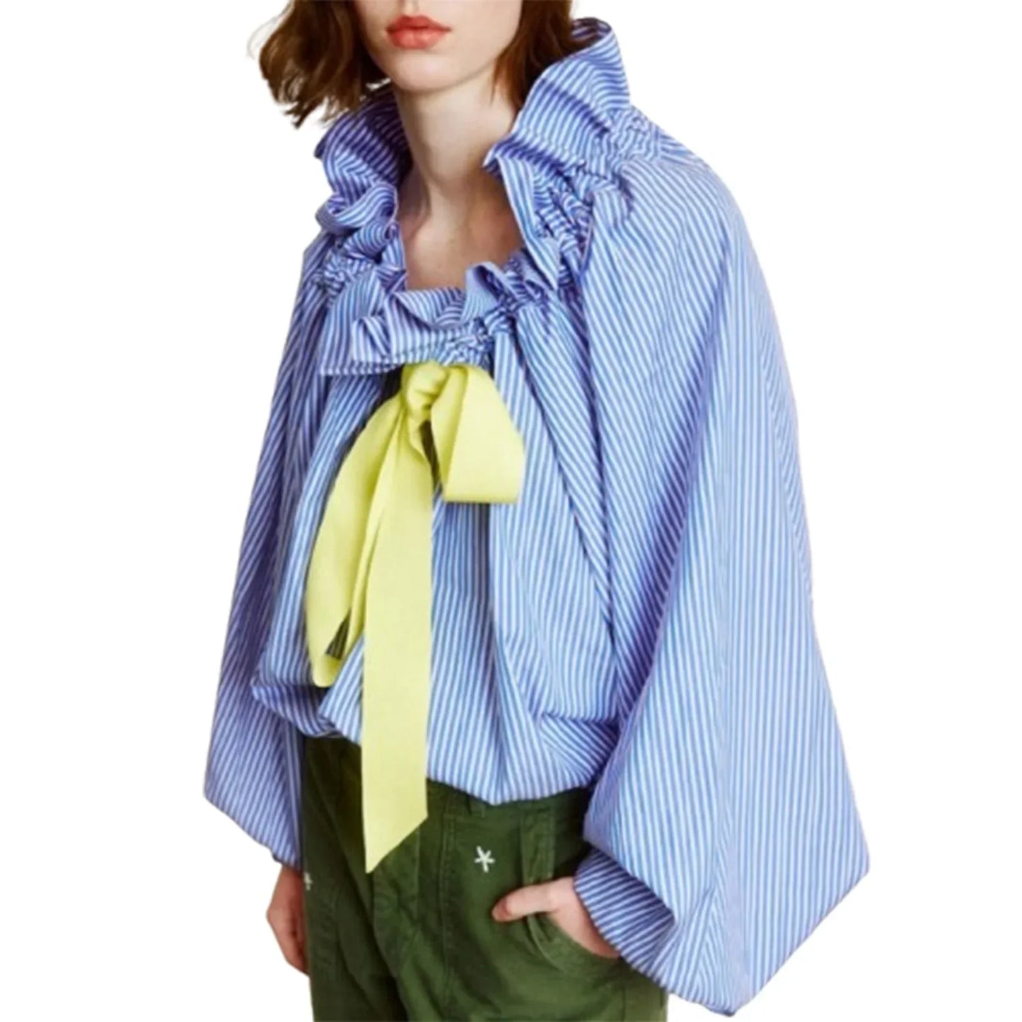 | Puffed Cotton Blouse