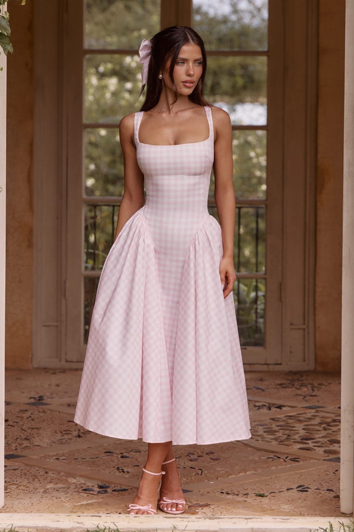 | Midi Dress in Blush