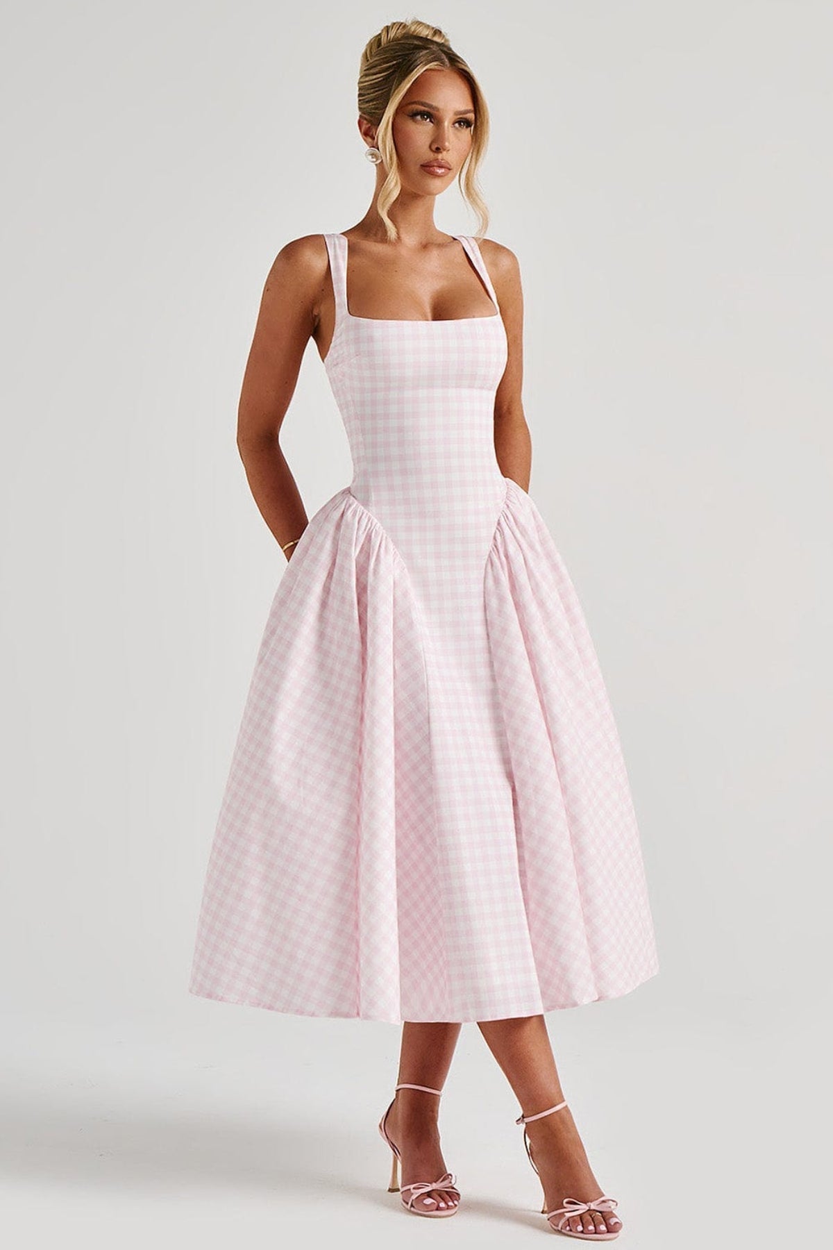 | Midi Dress in Blush