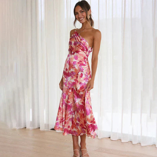 Isadora - Elegante One-Shoulder Dress