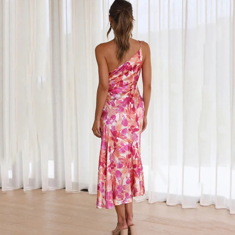 Isadora - Elegante One-Shoulder Dress