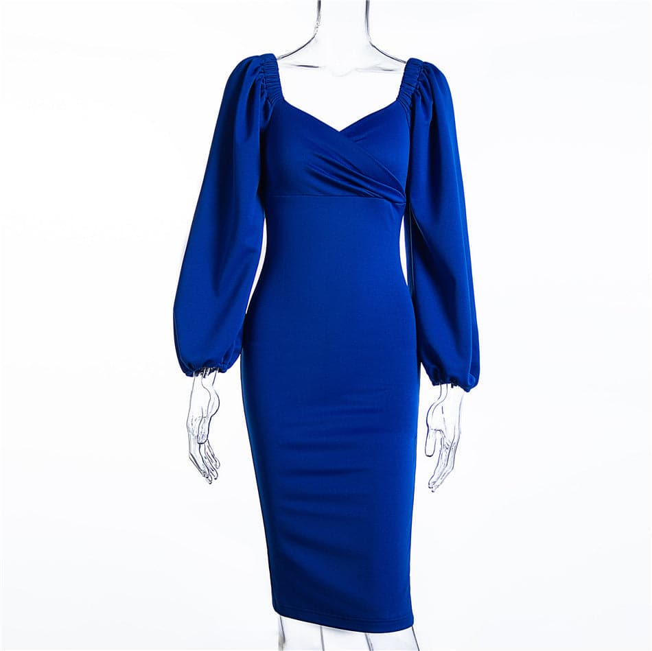 DressBetty - Sexy Cocktail Dresses Pure V Neck Off Shoulder Bodycon Dress